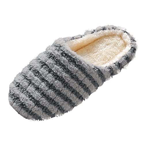 LZPCarra Transparente Schuhe Herren 2022 Polka Dot Mute Japanische Hausschuhe Holzboden Zuhause rutschfeste Paar Männer Und Frauen Plus Größe Baumwolle Hausschuhe Regen Schuhe (C-B, 45) von LZPCarra