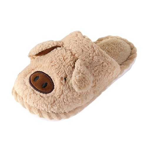 LZPCarra Winterschuhe Damen Gefüttert Hausschuhe Damen Plüsch Pantoffeln Schlupfschuhe Elegant Slippers Lustig Heimschuhe Flauschig Baumwollhausschuhe Rutschfest Haushaltsschuhe Bequem Hauspantoffeln von LZPCarra