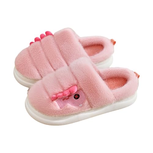 LZPCarra Winterschuhe Damen Gefüttert Hausschuhe Damen Plüsch Pink Hausschlappen Weich Hüttenschuhe Slippers Elegant Hauspantoffeln Warm Haushaltsschuhe Rutschfest Schlupfschuhe Flauschig Heimschuhe von LZPCarra