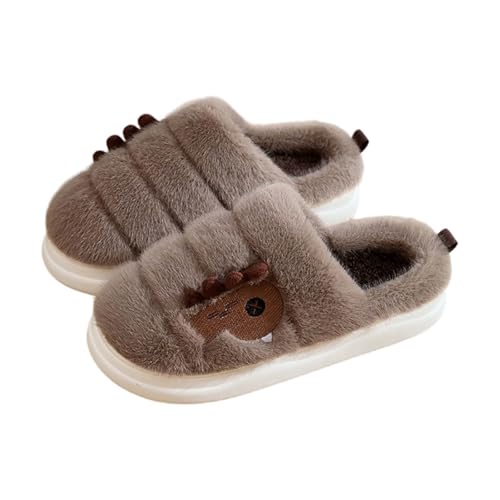 LZPCarra Winterschuhe Damen Gefüttert Hausschuhe Damen Plüsch Pink Hausschlappen Weich Hüttenschuhe Slippers Elegant Hauspantoffeln Warm Haushaltsschuhe Rutschfest Schlupfschuhe Flauschig Heimschuhe von LZPCarra