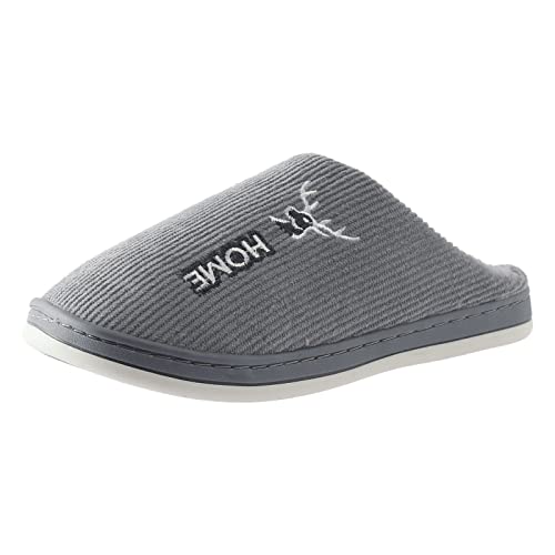 Pantoffeln Herren Geschlossen Hausschuhe Herren Warm Lustig Slippers Winter Haushaltsschuhe Gefüttert Hauspantoffeln Elegant Winterschuhe Indoor Schlupfschuhe Bequem Hüttenschuhe Plüsch Schlappen von LZPCarra