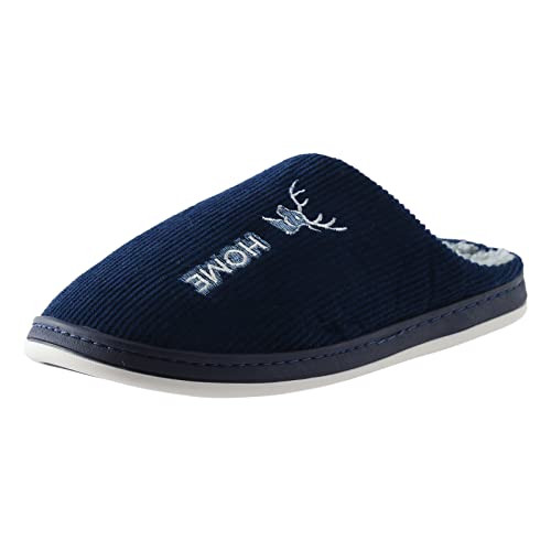 Pantoffeln Herren Geschlossen Hausschuhe Herren Warm Lustig Slippers Winter Haushaltsschuhe Gefüttert Hauspantoffeln Elegant Winterschuhe Indoor Schlupfschuhe Bequem Hüttenschuhe Plüsch Schlappen von LZPCarra