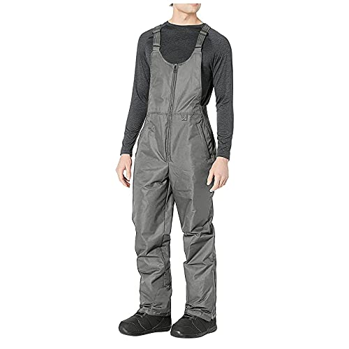 Skihose Herrenn Softshell Mit Träger | Schneehose Herren Mit Gummizug | Schneehose Wasserdicht Jumpsuit Atmungsaktiv Einteiler Winter Gefüttert Softshellhose Waterproof Warm Snowboardhose von LZPCarra