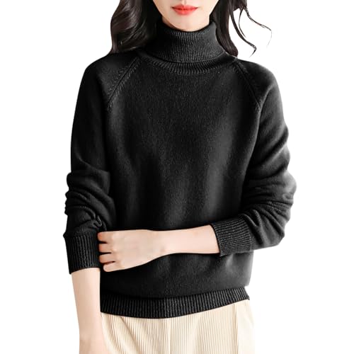 Strickpullover Damen Oversize Rollkragen, Fleecepullover Damen Lang Outdoor, Winterpullover Warm Wolle Oberteile Bequeme Weich Sweater Casual Feinstrickpullover Langarm Elegant Rollkragenpullover Strickpullover Damen Oversize Rollkragen, Fleecepullover Damen Lang Outdoor, Winterpullover Warm Wolle Oberteile Bequeme Weich Sweater Casual Feinstrickpullover Langarm Elegant Rollkragenpullover von LZPCarra