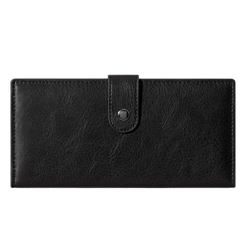 LZSXDWXY Ultra Slim Thin Leder RFID Blocking Kreditkartenhalter Bifold Clutch Wallets für Frauen von LZSXDWXY