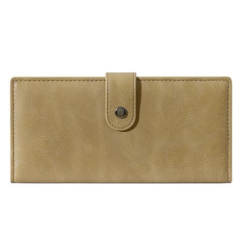 LZSXDWXY Ultra Slim Thin Leder RFID Blocking Kreditkartenhalter Bifold Clutch Wallets für Frauen von LZSXDWXY