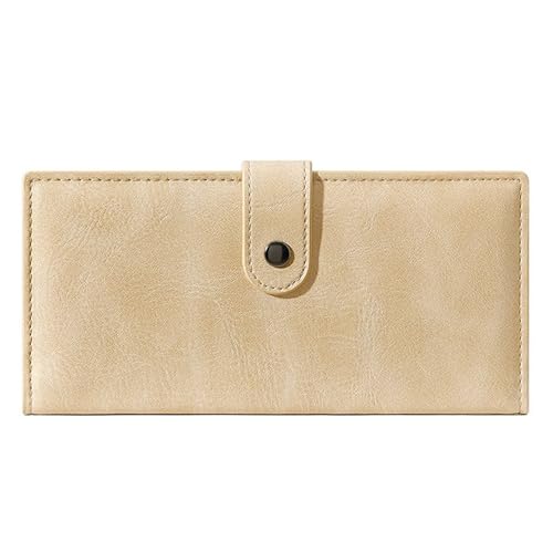 LZSXDWXY Ultra Slim Thin Leder RFID Blocking Kreditkartenhalter Bifold Clutch Wallets für Frauen von LZSXDWXY