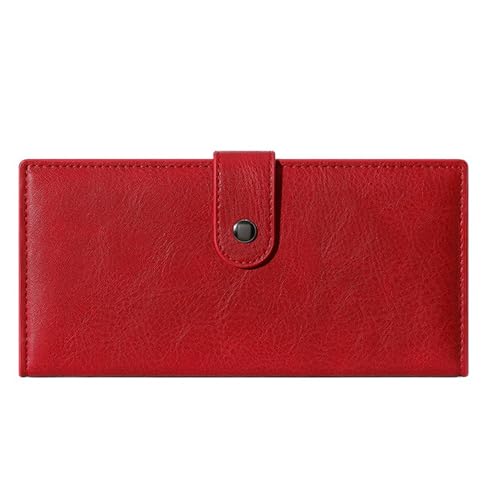 LZSXDWXY Ultra Slim Thin Leder RFID Blocking Kreditkartenhalter Bifold Clutch Wallets für Frauen von LZSXDWXY