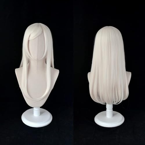 LZTLAGO 70cm Long Straight White Gray for Tokyo Revengers Sanzu Haruchiyo Cosplay Wig with Free Wig Cap Included von LZTLAGO