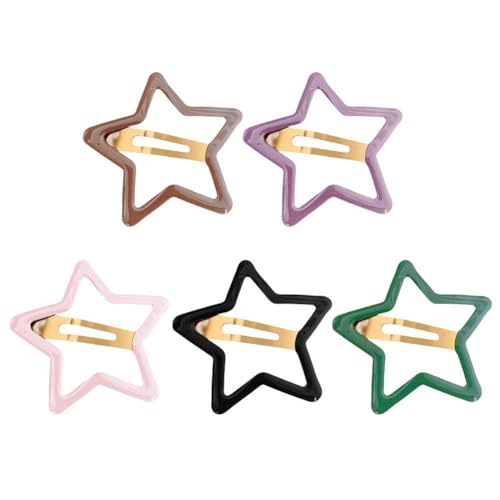 1 x niedliche bunte Stern-Haarspangen in Wassertropfenform für Mädchen und Kinder, schöne Haar-Accessoires, Haarnadeln, dekorieren Kinderhaar von LZYWOD