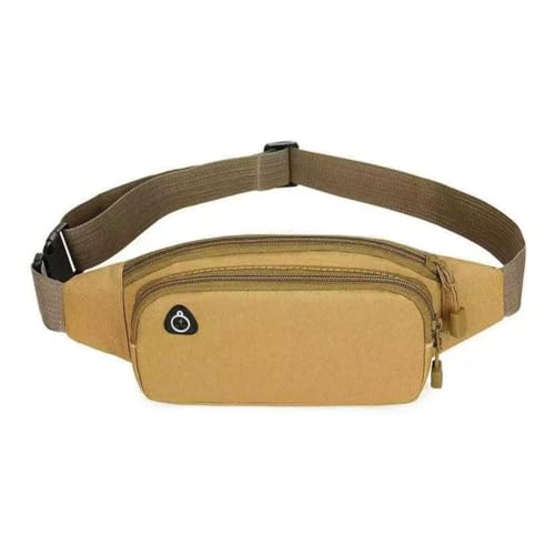 Bauchtasche für Damen und Herren, Outdoor, Bergsteigen, Freizeit, Cross-Body-Fitness, Laufen, Brust, Sporttasche, Bauchtasche, khaki Bauchtasche für Damen und Herren, Outdoor, Bergsteigen, Freizeit, Cross-Body-Fitness, Laufen, Brust, Sporttasche, Bauchtasche, khaki von LZYWOD