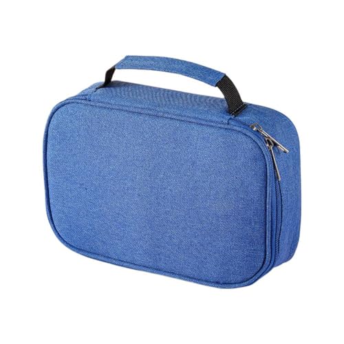 LZYWOD Federmäppchen mit 72 Löchern, 3 Fächer, für Schule, Leinwand, Stifteetui, Uni, Schreibwaren, S7p5, für Künstler, blau, Einheitsgröße LZYWOD Federmäppchen mit 72 Löchern, 3 Fächer, für Schule, Leinwand, Stifteetui, Uni, Schreibwaren, S7p5, für Künstler, blau, Einheitsgröße von LZYWOD