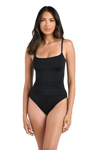 La Blanca Damen Island Goddess Rouched Body Lingerie Mio One Piece Swimsuit Einteiliger Badeanzug, schwarz, 40 La Blanca Damen Island Goddess Rouched Body Lingerie Mio One Piece Swimsuit Einteiliger Badeanzug, schwarz, 40 von La Blanca