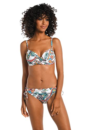 La Blanca Damen Oberteil zum Wickeln Bikini, Mehrfarbig, 42 von La Blanca