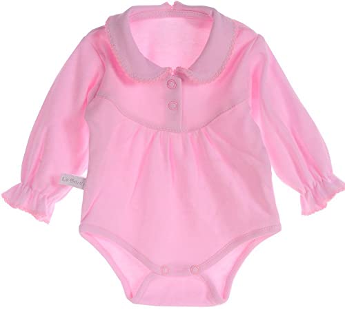 Baby und Kinder Body Langarmbody festlich 44 50 56 62 68 74 80 86 92 98 (62-68) von La Bortini