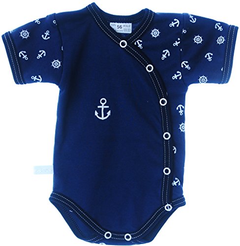 La Bortini BODY Kurzarmbody 50 56 62 68 74 80 86 92 NEU Baby Body Wickelbody UNISEX (86) von La Bortini