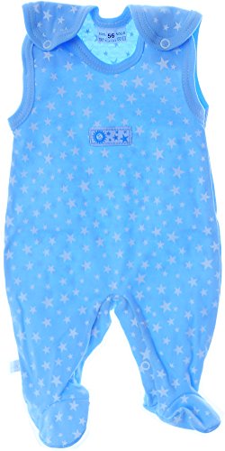 La Bortini Baby Strampler 50 bis 92 Blau Unisex Ärmellos 100% Baumwolle (50) von La Bortini