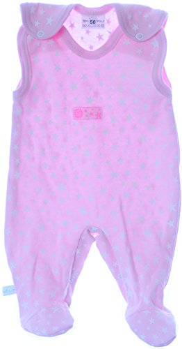 La Bortini Baby Strampler 50 bis 92 Rosa Unisex Ärmellos 100% Baumwolle (50) von La Bortini