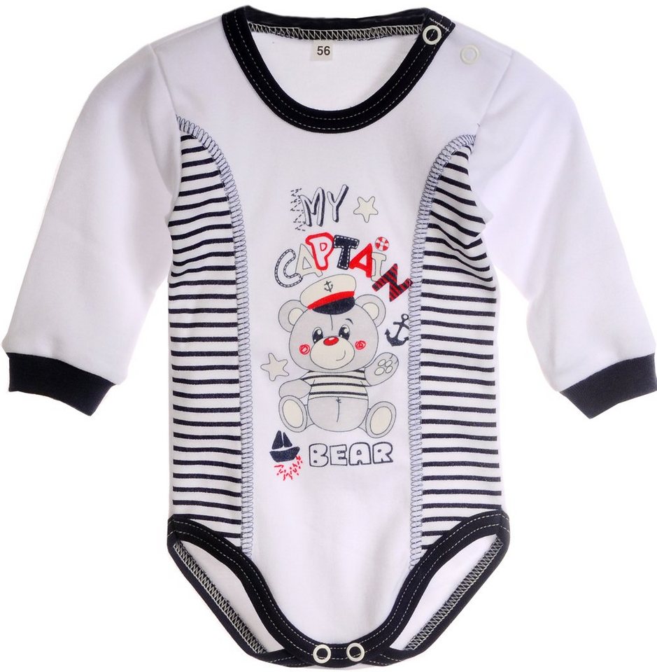 La Bortini Body Baby Body langarm Langarmbody 44 50 56 62 68 von La Bortini