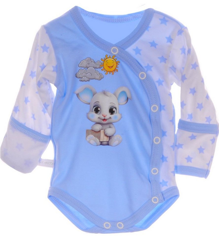 La Bortini Body Wickelbody Baby angarmbody mit Kratzschutz für Babys und Kinder von La Bortini