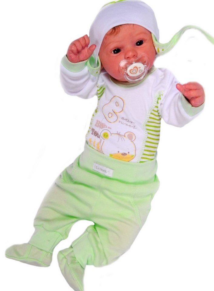La Bortini Body & Hose Body Hose und Mütze 3Tlg. Baby Anzug für Frühchen und Neugeborene von La Bortini
