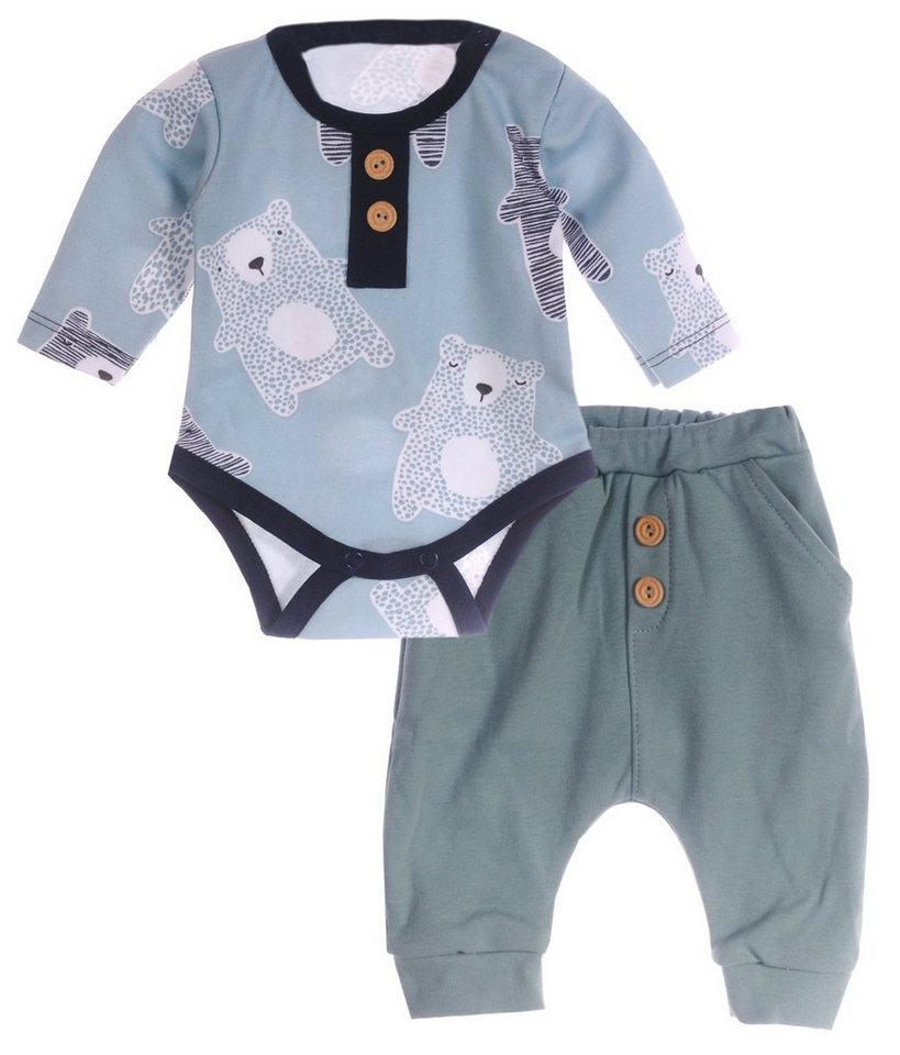 La Bortini Body & Hose Body und Hose Baby Anzug Erstlingsset 44 50 56 62 68 von La Bortini