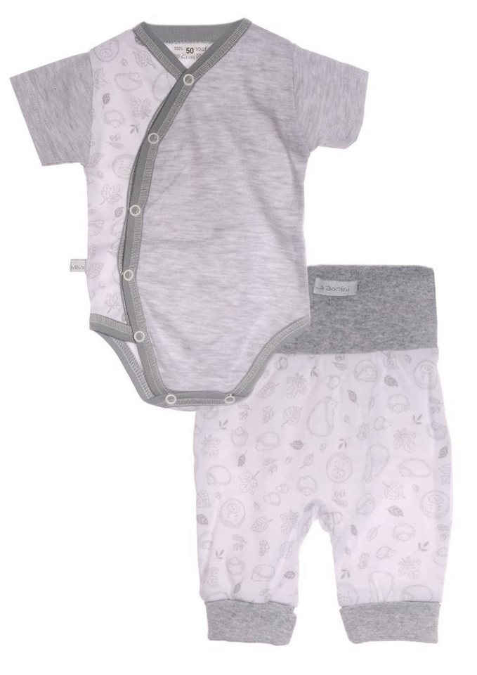 La Bortini Body & Hose Wickelbody und Hose Baby Anzug 2tlg. Set Body von La Bortini