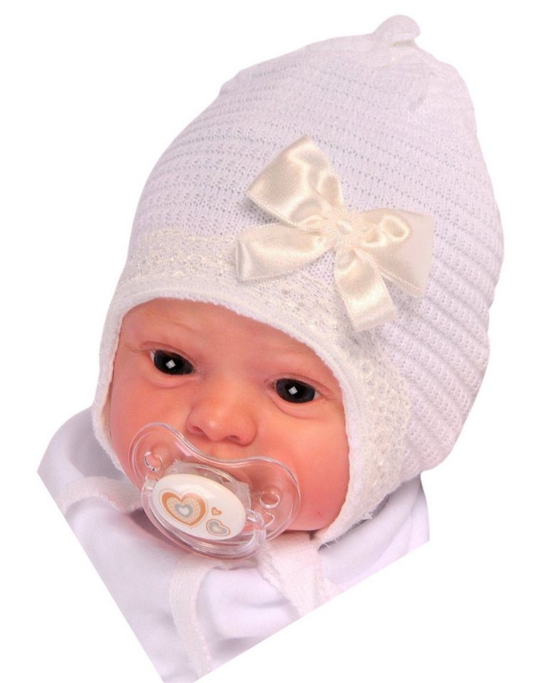 La Bortini Erstlingsmütze Mütze 36 38 Babymütze 50 56 Baby Haube Frühjahr Erstlingsmütze von La Bortini