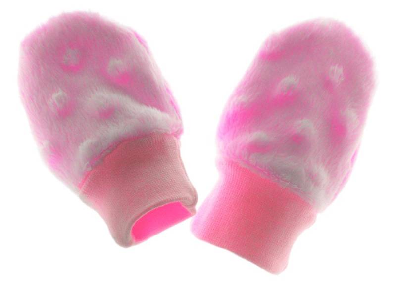 La Bortini Fäustlinge Baby Handschuhe doppellagig warm weich 0-12Mon in vercshiedenen Farben vorrätig, mit Baumwoll-Futter von La Bortini