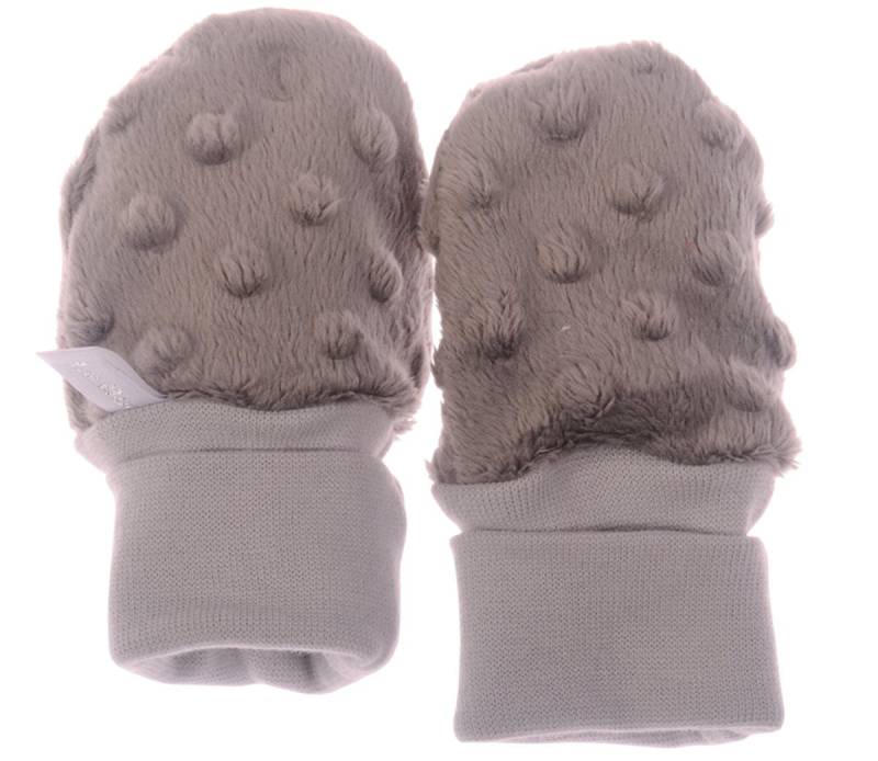 La Bortini Fäustlinge Baby Handschuhe in Grau doppellagig mit Futter neutral 0-12Mon warm, doppellagig, neutral, für Neugeborene von La Bortini