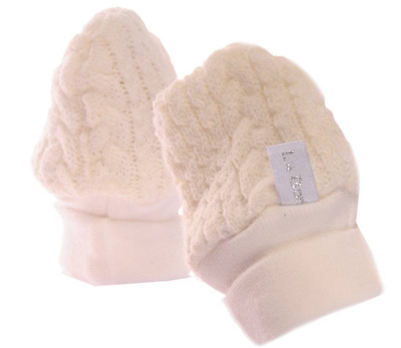 La Bortini Fäustlinge Fäustlinge warme Baby Handschuhe für Neugeborene 0 bis 12 Monate weich, warm, doppellagig, Futter aus Frottee-Stoff, neutral von La Bortini