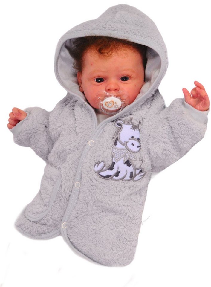 La Bortini Fleecejacke Babyjacke Baby Jacke 68 74 80 86 von La Bortini