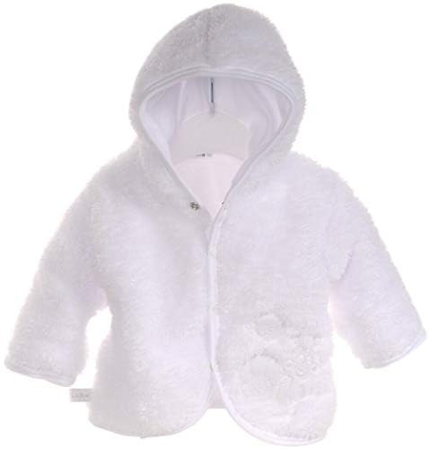 La Bortini JACKE Babyjacke Baby Jäckchen Fleece Kapuze Kapuzenjacke 56 62 68 74 Newborn (68) von La Bortini