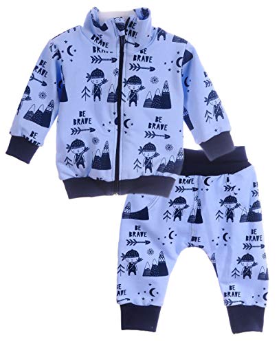 La Bortini Jacke Hose Set Baby Jäckchen Babyhose Pulli 50 56 62 68 74 Anzug Kombi (62) von La Bortini