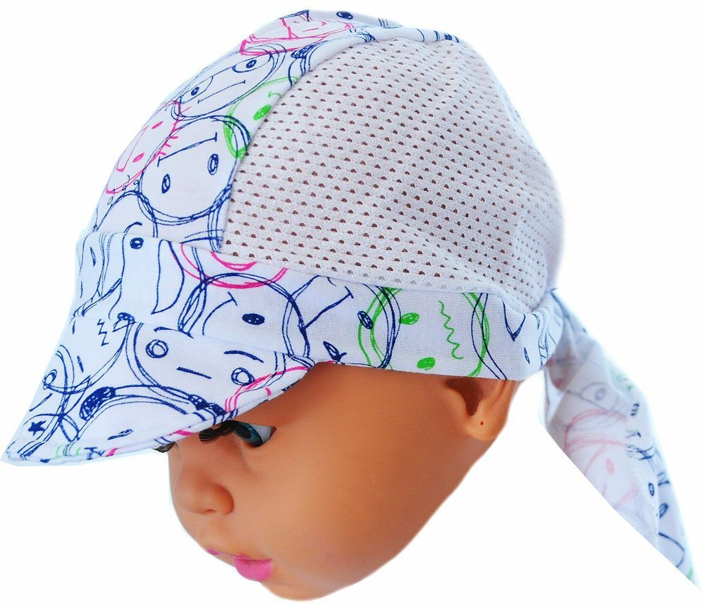 La Bortini Kopftuch Kopftuch Baby und Kinder Kopftuch Bandana 42 44 46 48 Sommer Mütze von La Bortini