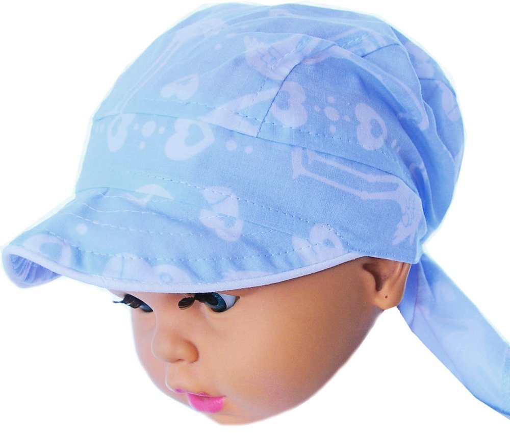 La Bortini Kopftuch Kopftuch Baby und Kindermütze Sommer Bandana Kopfbedeckung 44-52cm von La Bortini