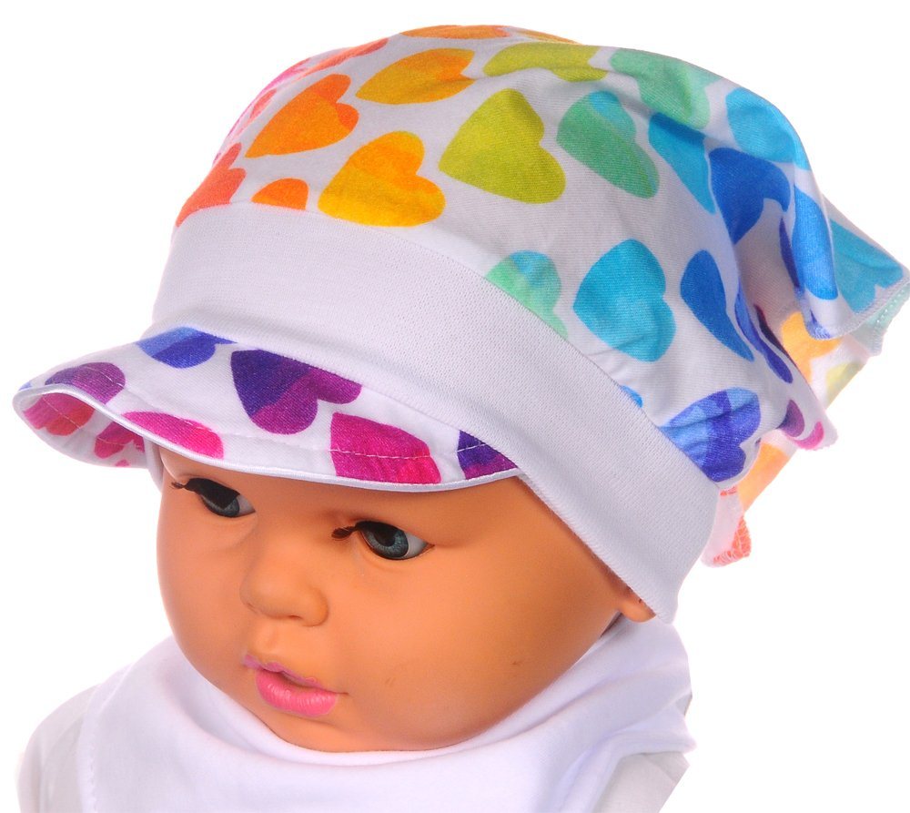 La Bortini Kopftuch Kopftuch Mütze für Baby und Kinder 39 - 48 cm Kopfumfang Bandana von La Bortini