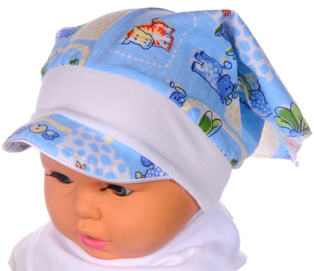 La Bortini Kopftuch Kopftuch Mütze für Baby und Kinder 39 - 48 cm Sommertuch Bandana von La Bortini