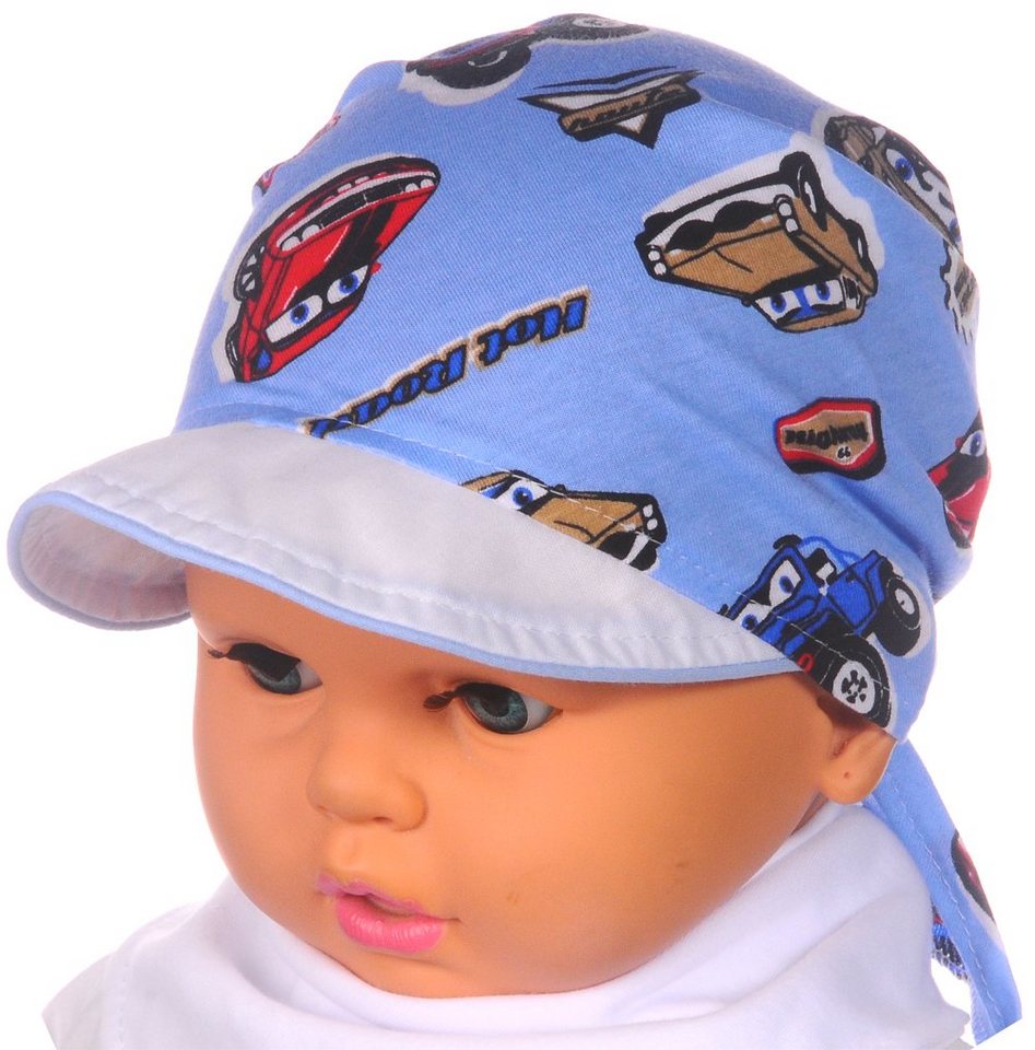 La Bortini Kopftuch Kopftuch für Baby und Kinder Bandana Tuch mit Schirm Kopfbedeckung von La Bortini