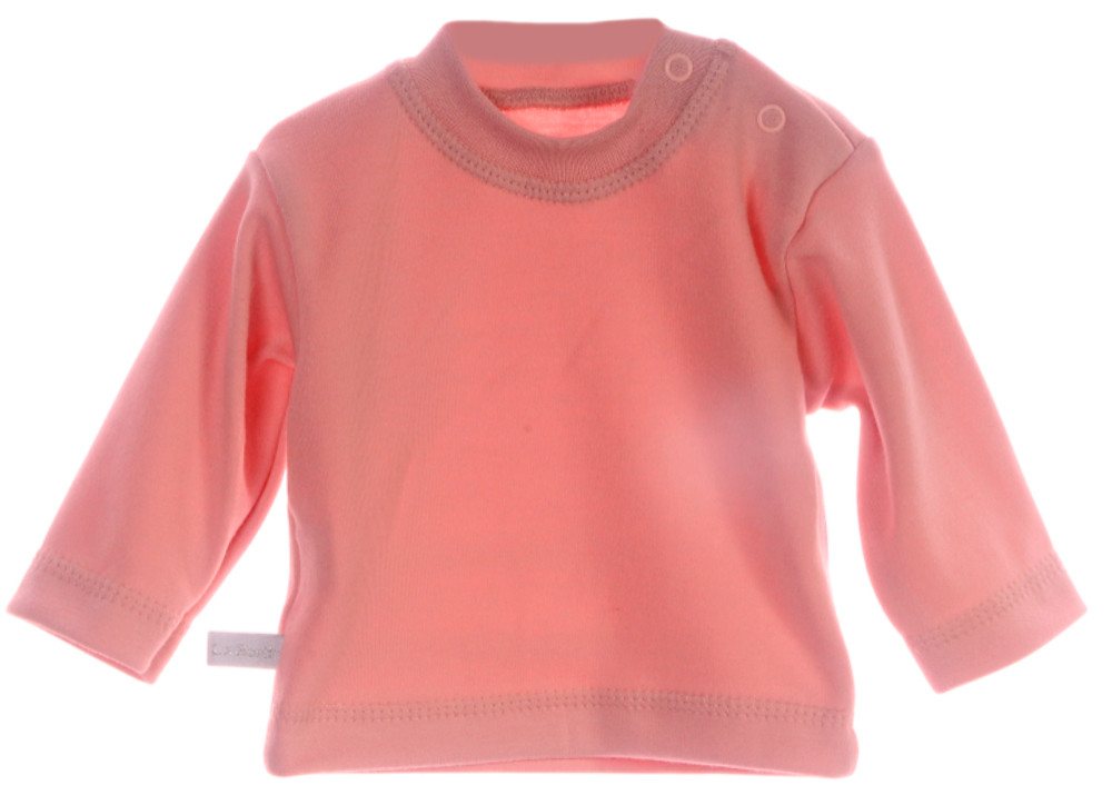 La Bortini Langarmshirt Baby Langarmshirt T-Shirt Shirt Langarmhemdchen aus reiner Baumwolle, in verschiedenen Farben, 44 50 56 62 68 74 80 von La Bortini