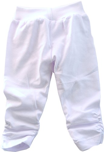 La Bortini Legging Baby & Kinder Leggings Weiß Lang Sommer Hose Shorts (110) von La Bortini