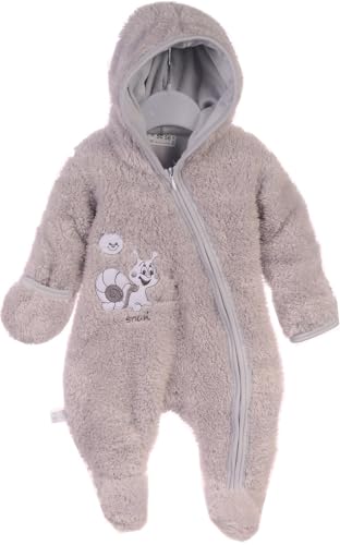 La Bortini Overall Baby Wagenanzug Frühling Übergangsanzug Anzug Fleece 50 56 62 68 74 UNI (56) von La Bortini