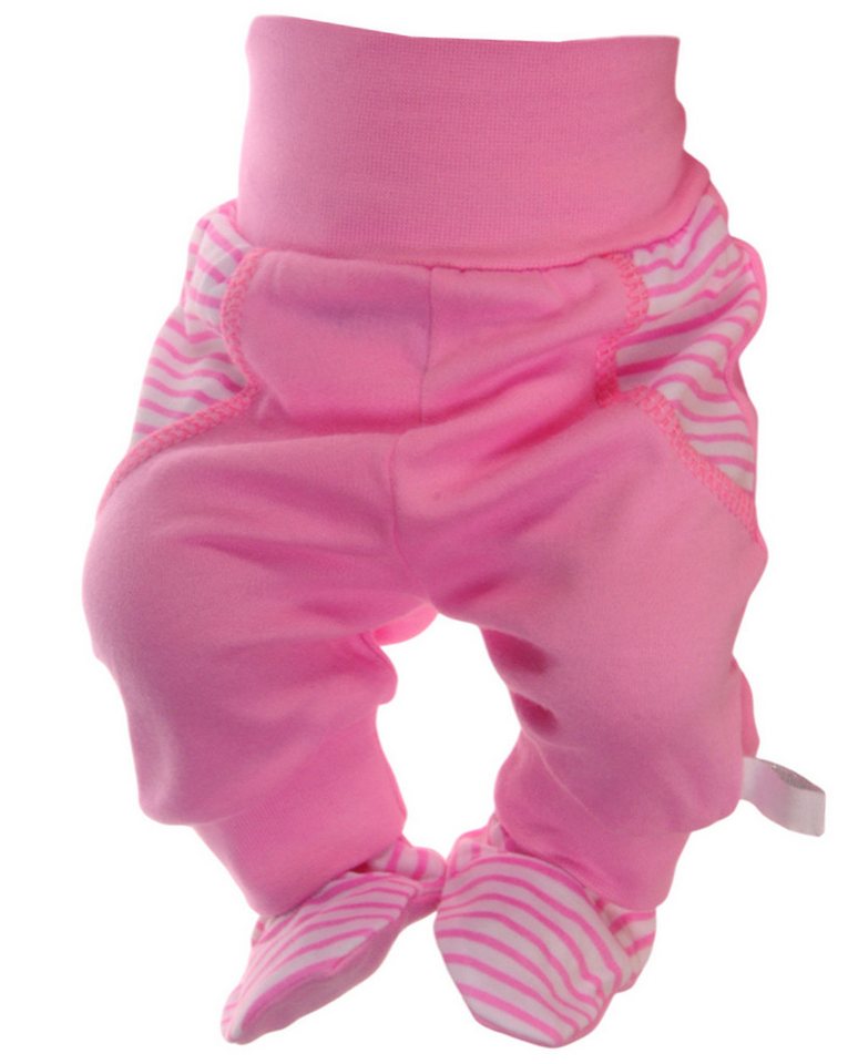 La Bortini Schlupfhose Baby Hose Erstlingshose mit Füßchen in Rosa aus Baumwolle, 44 50 56 62 68 74 80 86 92 La Bortini Schlupfhose Baby Hose Erstlingshose mit Füßchen in Rosa aus Baumwolle, 44 50 56 62 68 74 80 86 92 von La Bortini