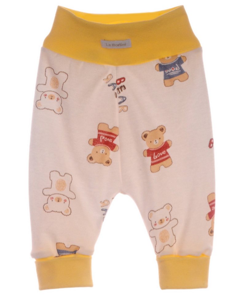 La Bortini Schlupfhose Baby Hose Mitwachshose für Neugeborene neutral Babyhose unisex, 44 50 56 62 68 74 80 86 von La Bortini