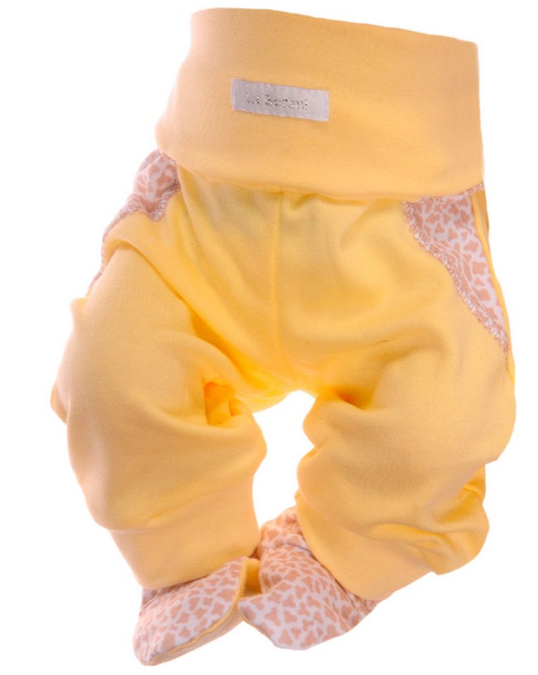La Bortini Schlupfhose Baby Hose mit Füßchen Babyhose in Gelb neutral unisex 62 68 La Bortini Schlupfhose Baby Hose mit Füßchen Babyhose in Gelb neutral unisex 62 68 von La Bortini