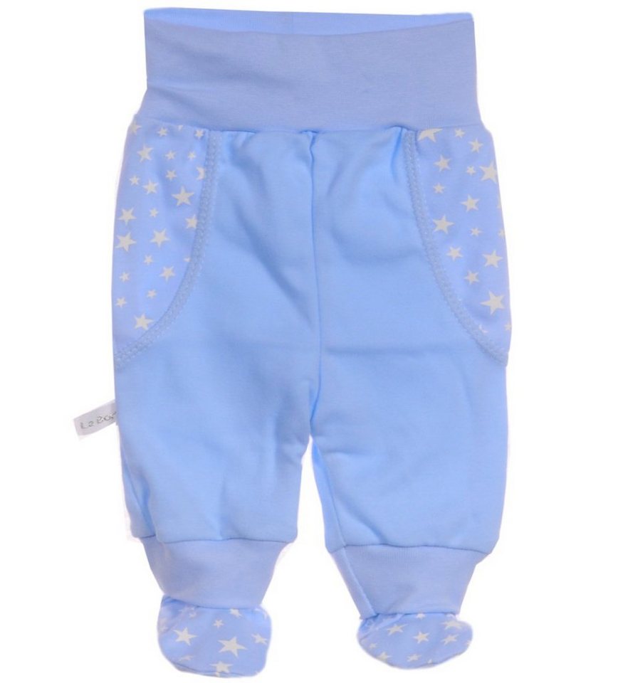 La Bortini Schlupfhose Baby Hose mit Fuß Babyhose 44 50 56 62 68 74 80 86 92 von La Bortini