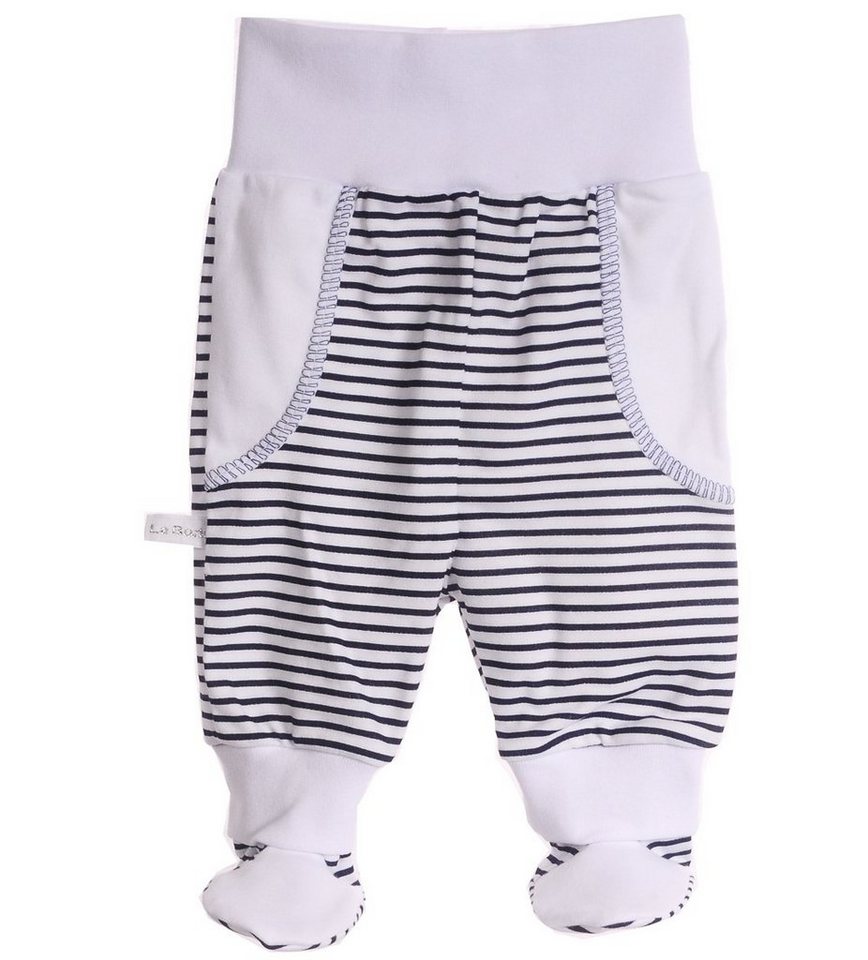 La Bortini Schlupfhose Baby Hose mit Fuß Schlupfhose Babyhose 44 50 56 62 68 74 80 86 92 von La Bortini