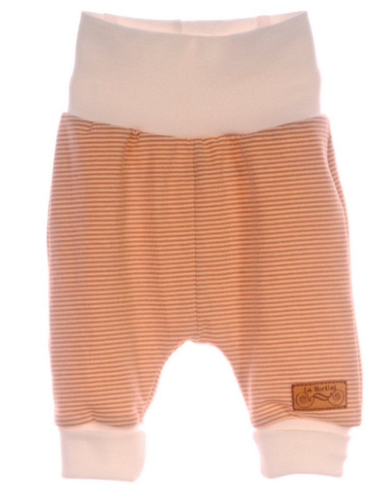 La Bortini Schlupfhose Baby Hose neutral für Frühchen und Neugeborene Mitwachshose elastisch, weich, in grün, gestreift, 44 46 48 50 56 62 68 74 80 86 von La Bortini