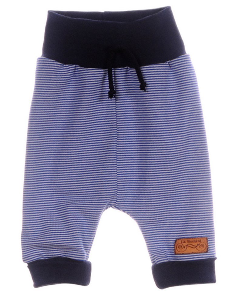 La Bortini Schlupfhose Baby Hose neutral für Frühchen und Neugeborene Mitwachshose elastisch, weich, in grün, gestreift, 44 46 48 50 56 62 68 74 80 86 von La Bortini