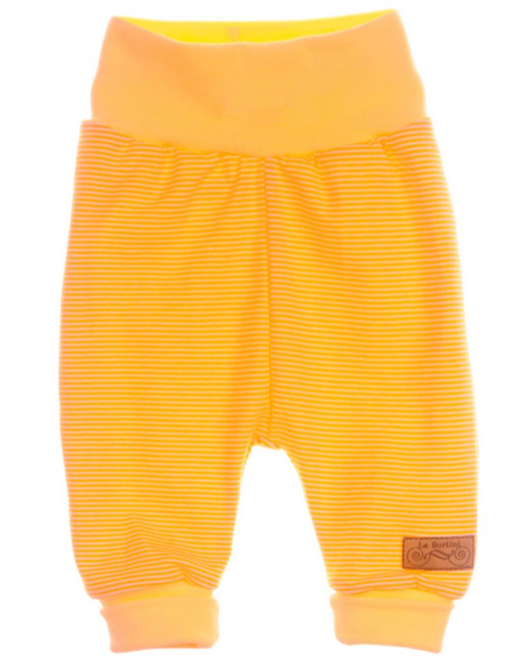 La Bortini Schlupfhose Baby Hose neutral für Frühchen und Neugeborene Mitwachshose elastisch, weich, in grün, gestreift, 44 46 48 50 56 62 68 74 80 86 von La Bortini